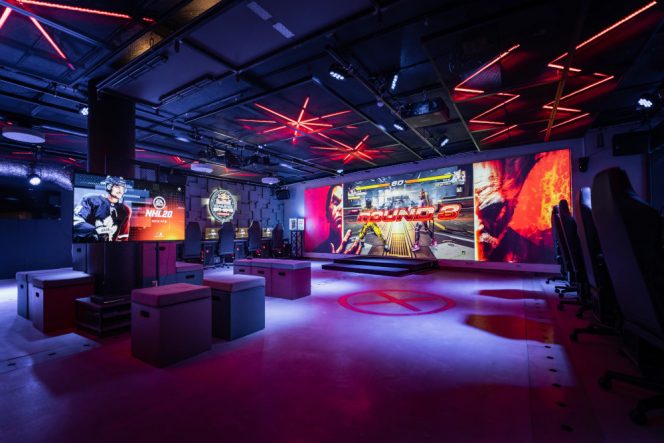 Red Bull Gaming Sphere London Interior